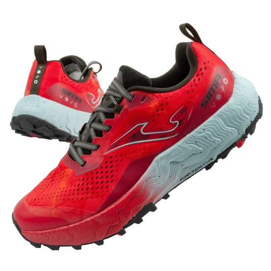 Joma men's Sima trail running shoes, cushioned, red Joma