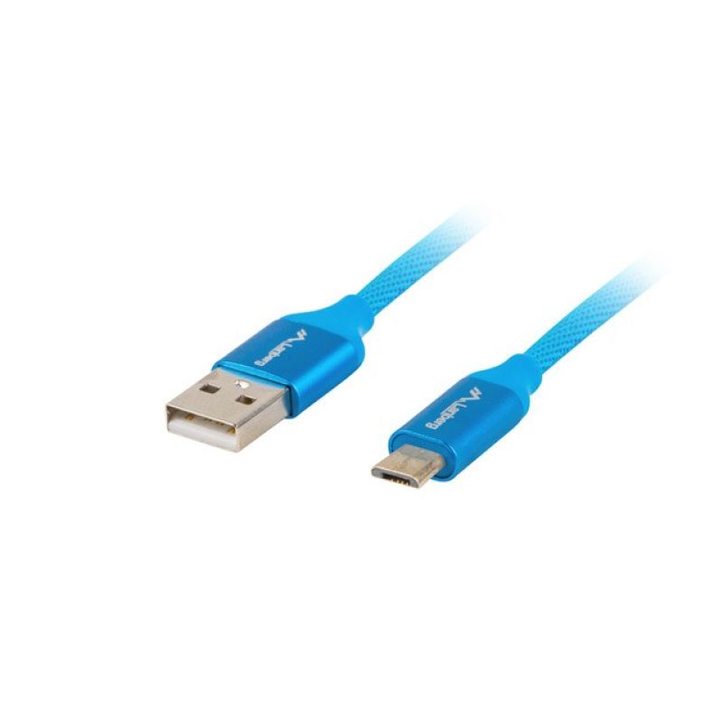 Lanberg Premium Cable CA-USBM-20CU-0010-BL (USB 2.0 - Micro USB type B; 1m; blue) In preparation Your Sports Performance