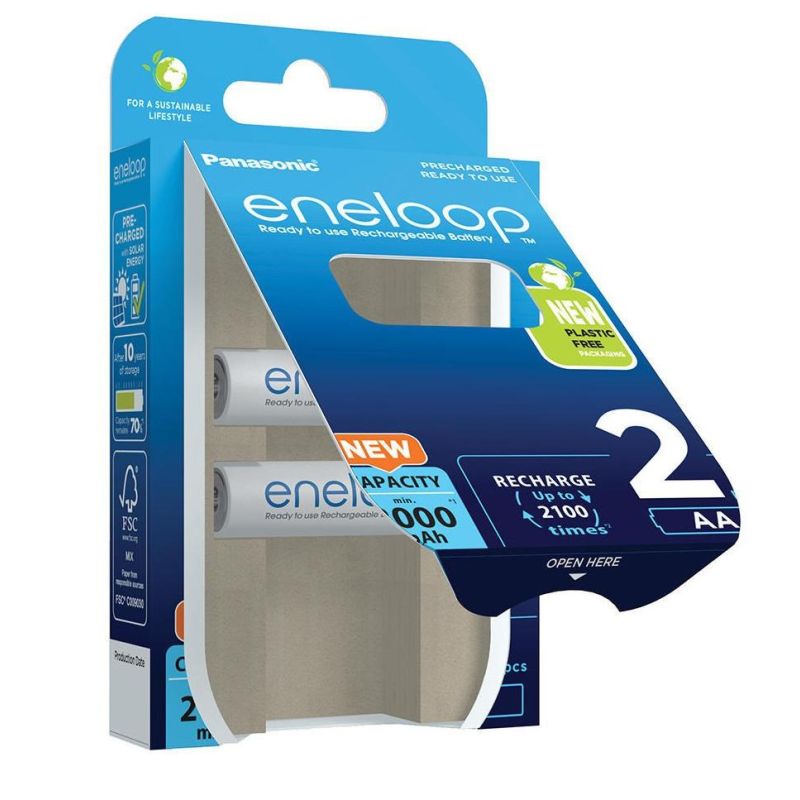 PANASONIC ENELOOP AA 2000mAh 2 pcs Baterie, akumulatorki i ładowarki/Akumulatorki Your Sports Performance