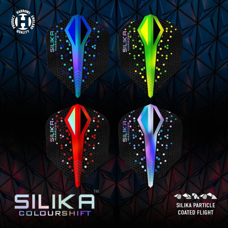 Harrows Silika Colourshift Feathers Accessories Your Sports Performance