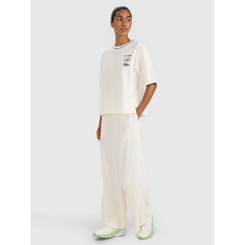 Women's oversize printed T-shirt 4F 4FRSS25TTSHF2979-11S *Kategoria tymczasowa Your Sports Performance