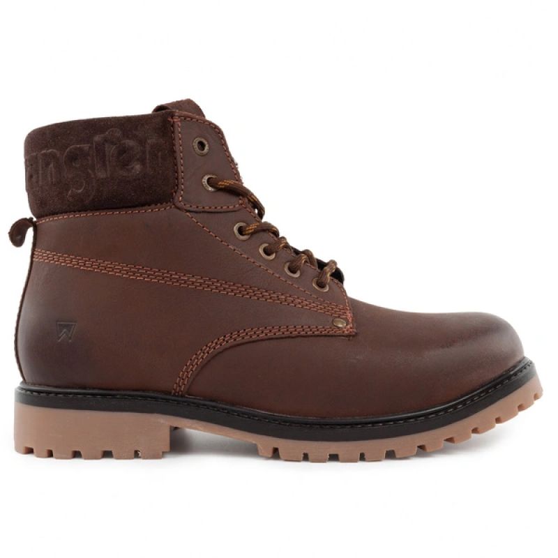Wrangler Arch Men High Men’s Leather Ankle Boots