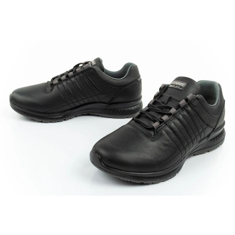 Grisport men's Nero avon leather sports shoes black comfortable lightweight To be categorized Your Sports Performance
