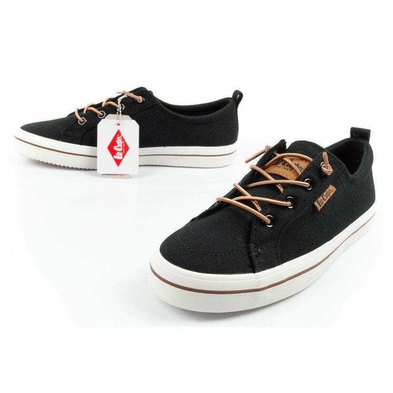Lee Cooper women's sports shoes sneakers fashionable black comfortable