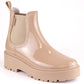 Big Star W INT1918B beige patent leather platform boots Footwear/Outdoor/Big Star Your Sports Performance