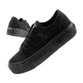 Lee Cooper women's sports shoes fabric platform sneakers black In preparation Your Sports Performance