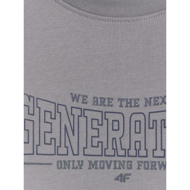 Boy's longsleeve loose with print 4F 4FJRSS26TLONM631-24S 4f