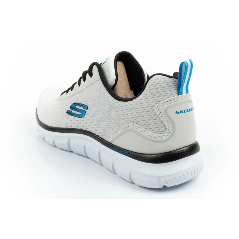 Skechers men's sports shoes Track-Ripkent comfortable lightweight fashionable ecru Skechers