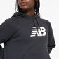New Balance Sport Fleece Logo Hoodie W WT43524BK Clothing/Lifestyle/New Balance New Balance