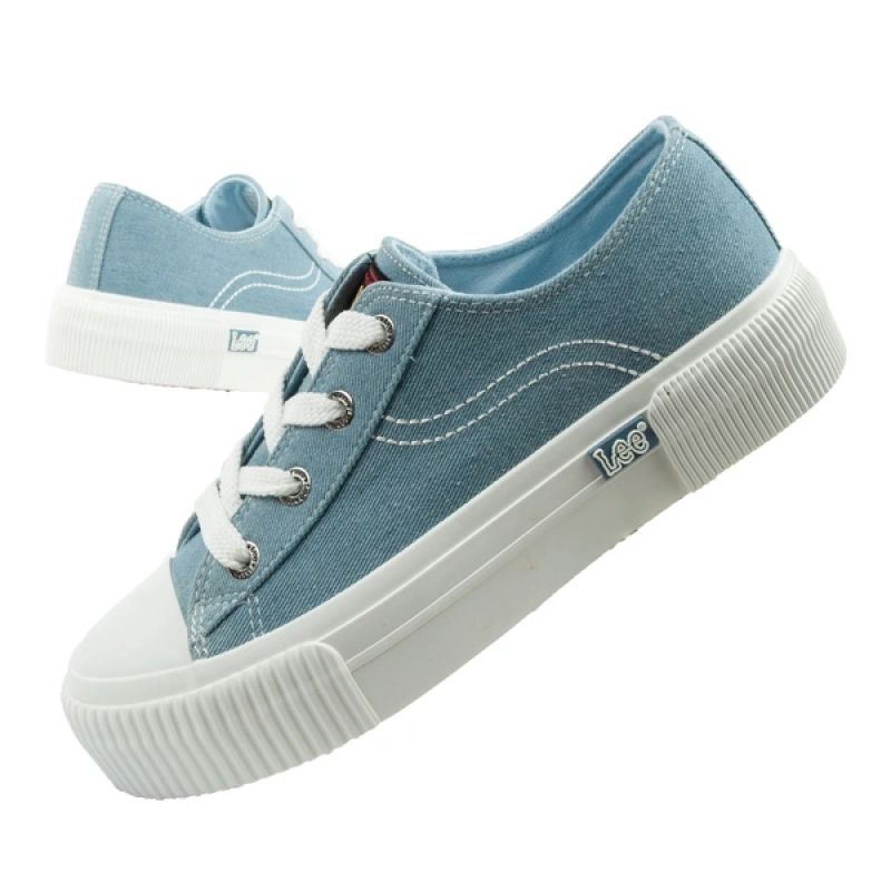 Lee women's sports shoes Isla sneakers blue platform Lee