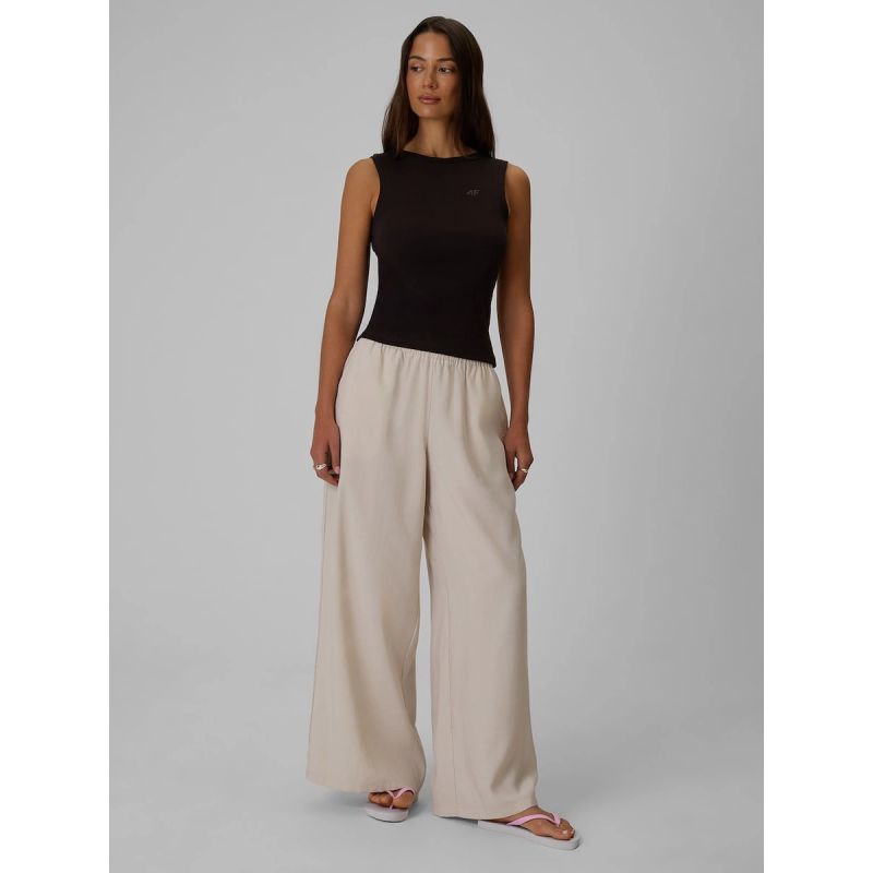 Women's 4F Modal Wide Leg Trousers 4FRSS26TTROF1971-12S 4f