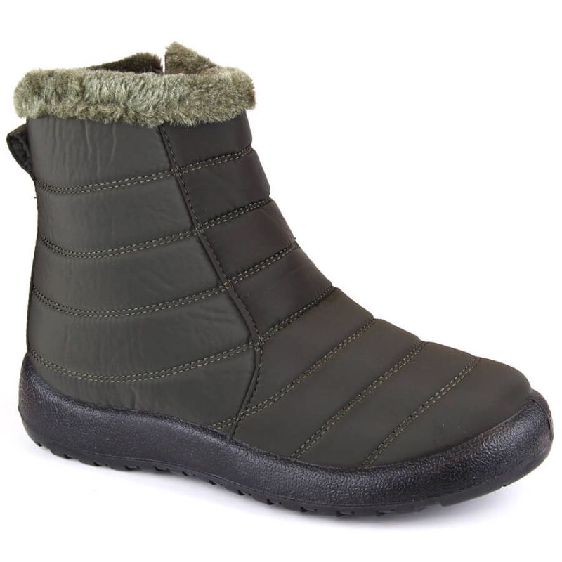 Potocki W WOL198A green insulated flat snow boots Footwear/Outdoor/Potocki Your Sports Performance
