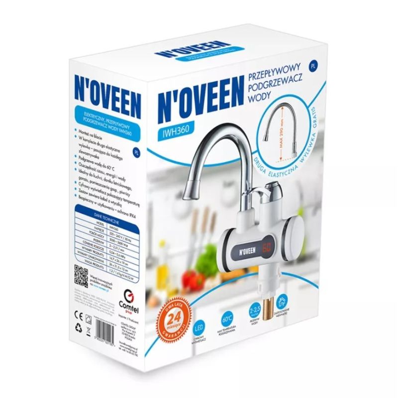 NOVEEN IWH360 instantaneous water heater AGD - Akcesoria/Przepływowe podgrzewacze wody Your Sports Performance