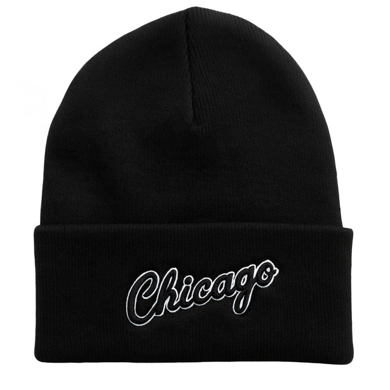 Mitchell & Ness NBA Chicago Bulls Winter Hat HK12936-CBUBLCK Clothing Your Sports Performance