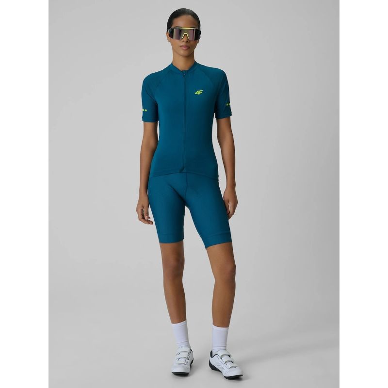 Women's cycling jersey with UPF50+ filter 4F 4FRSS26TFTSF2455-46S