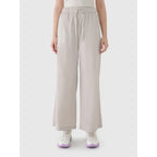 Women's casual wide-leg trousers 4F 4FWSS25TTROF1012-83S *Kategoria tymczasowa Your Sports Performance