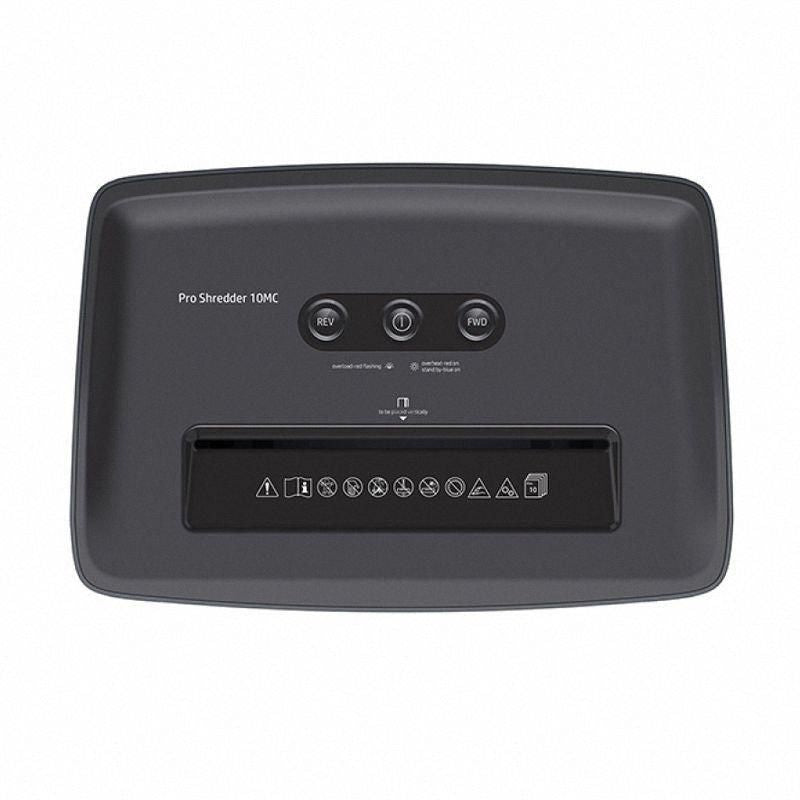 HP PRO SHREDDER 10MC Micro-shredder, P-5, 10 sheets, 20l, dark gray Urządzenia biurowe/Niszczarki Your Sports Performance