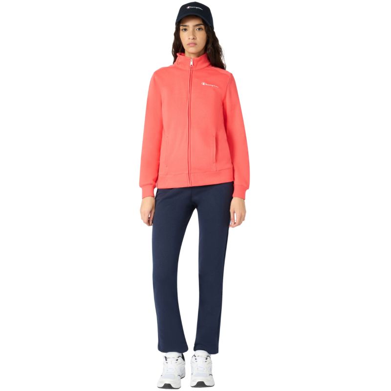 Champion Full Zip Suit Women's Tracksuit Orange and Navy Blue 118289 RS073 Clothing Your Sports Performance