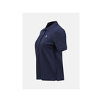 PEAK PERFORMANCE Women's Classic Cotton Polo T-shirt, navy blue