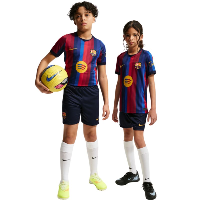 Nike FC Barcelona 2026/27 Stadium Home Kids' Shorts Navy Blue II1719 498