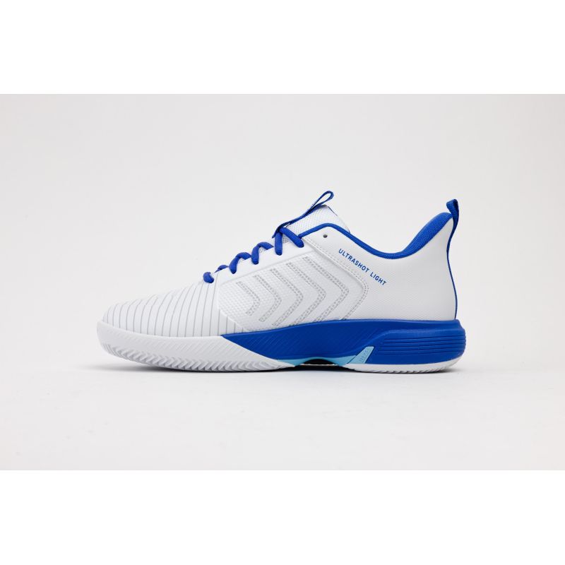 K-swiss ULTRASHOT LIGHT CLAY WHT/DZLNGBL/BLTCS-M sneakers (04742-158-M) K- Swiss