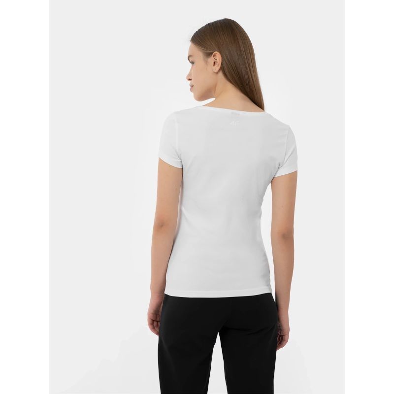Women's regular plain T-shirt 4F 4FMM00TTSHF731-10S *Kategoria tymczasowa Your Sports Performance