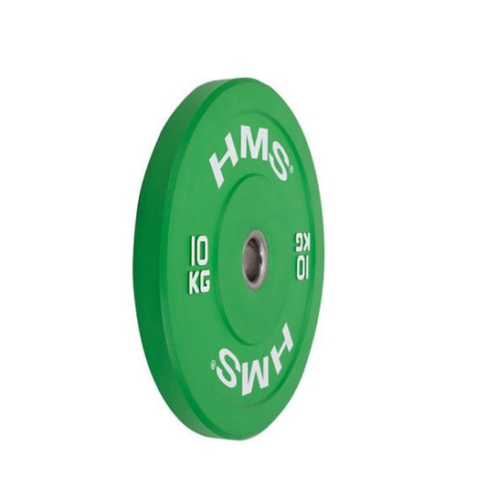 HMS GREEN BUMPER Olympic plate 10 kg CBR10 Accessories/Training equipment Your Sports Performance