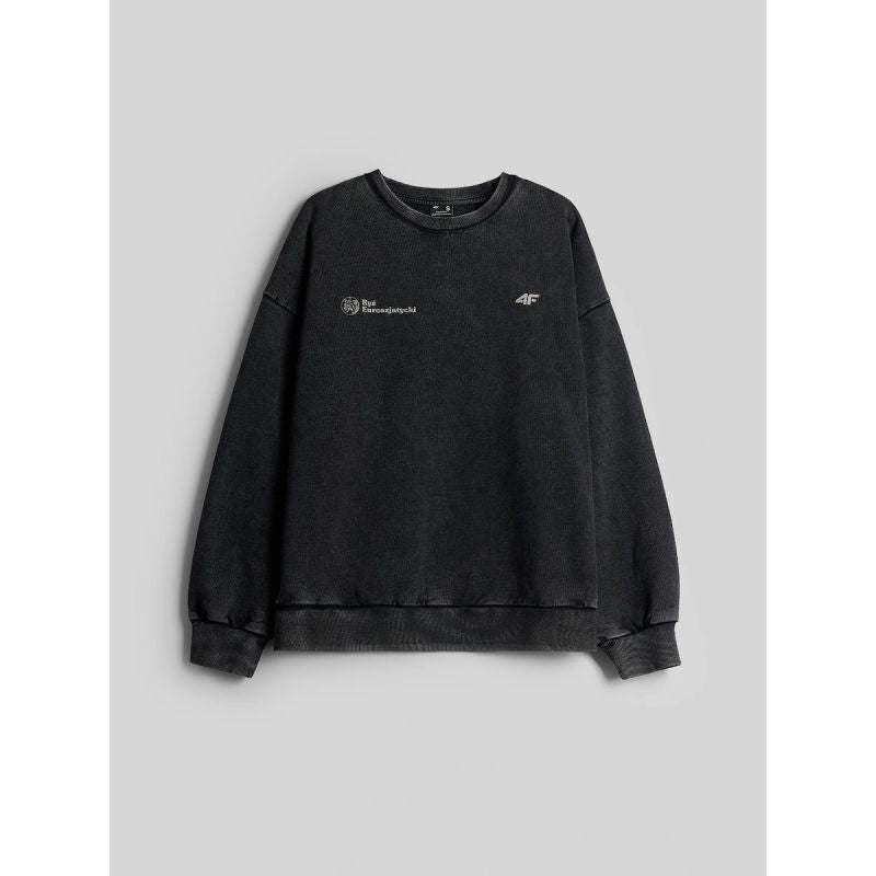 Women's loose sweatshirt with print 4F 4FKAW26TSWSF3185-20S