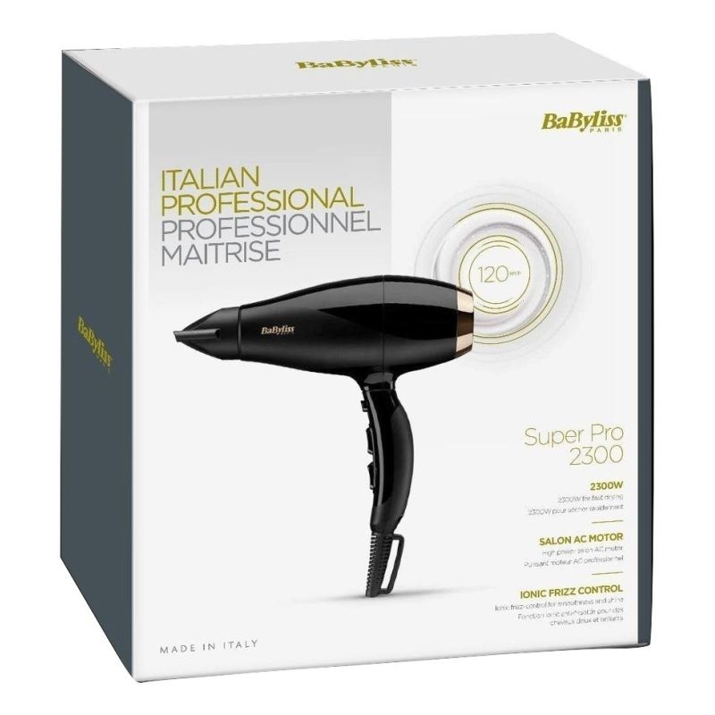 Babyliss 6714E Hair Dryer (2300W; black) AGD - Produkty/Suszarki do włosów Your Sports Performance