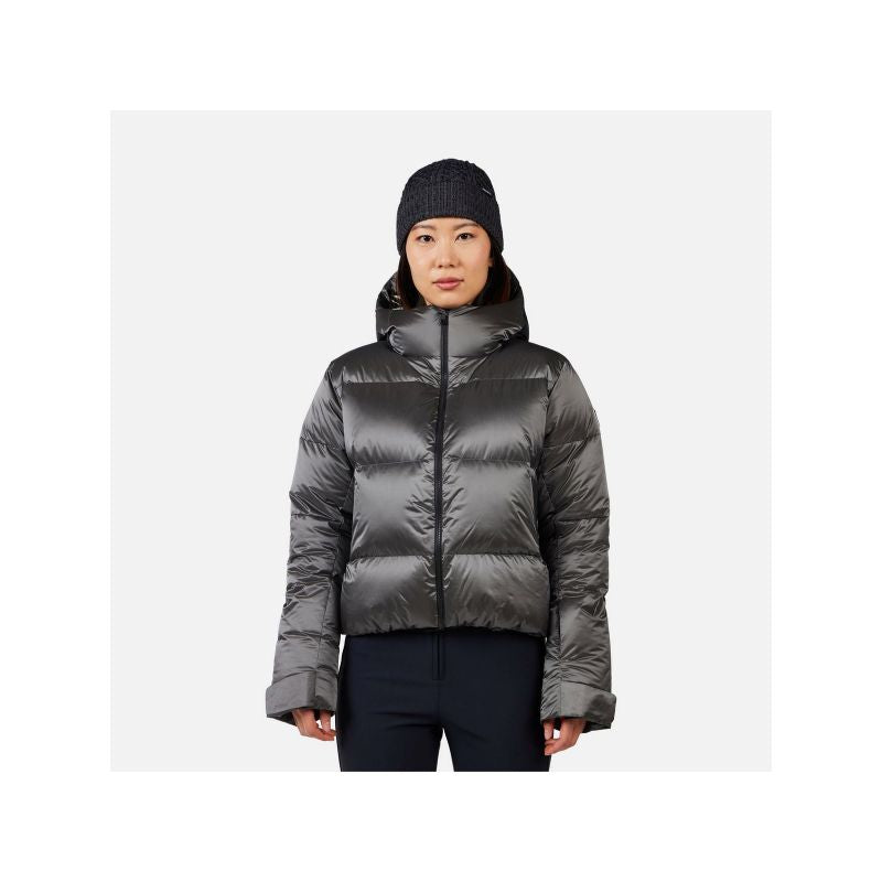 ROSSIGNOL W DAILLE DOWN JKT women's ski jacket gray