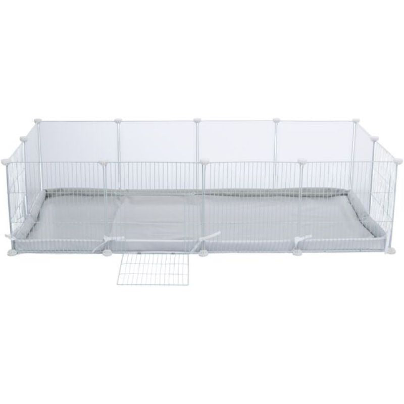 Indoor run, for guinea pigs/rabbits, white, 140 x 35 x 70 cm Dla małych zwierząt/Kojce i wybiegi Your Sports Performance