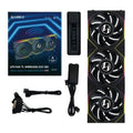 Lian Li UNI FAN TL Wireless LCD Lüfter, ARGB, PWM, 3er-Pack incl. Controller - 120 mm, black Chłodzenie/Chłodzenie - wentylatory Your Sports Performance