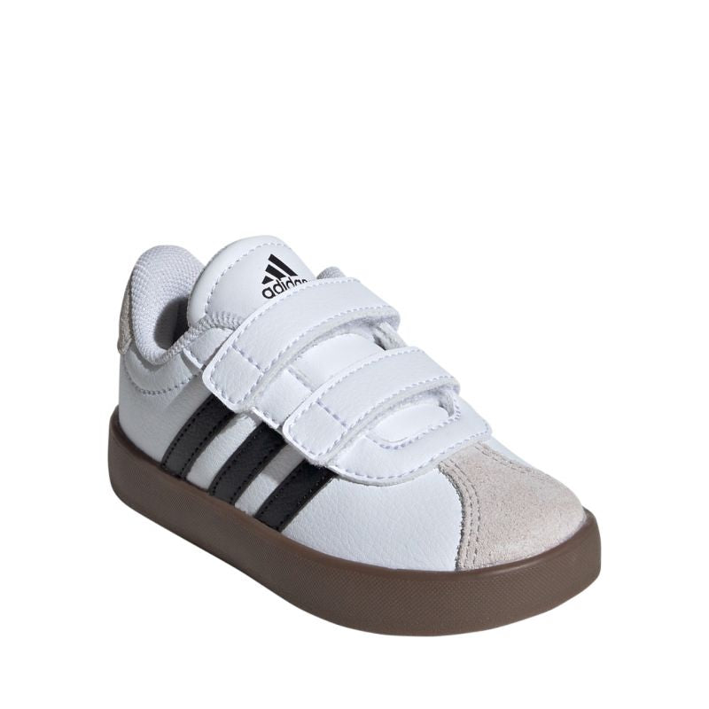 Adidas VL Court 3.0 Skateboarding Shoes for Kids White and Gray ID9157 Footwear Your Sports Performance