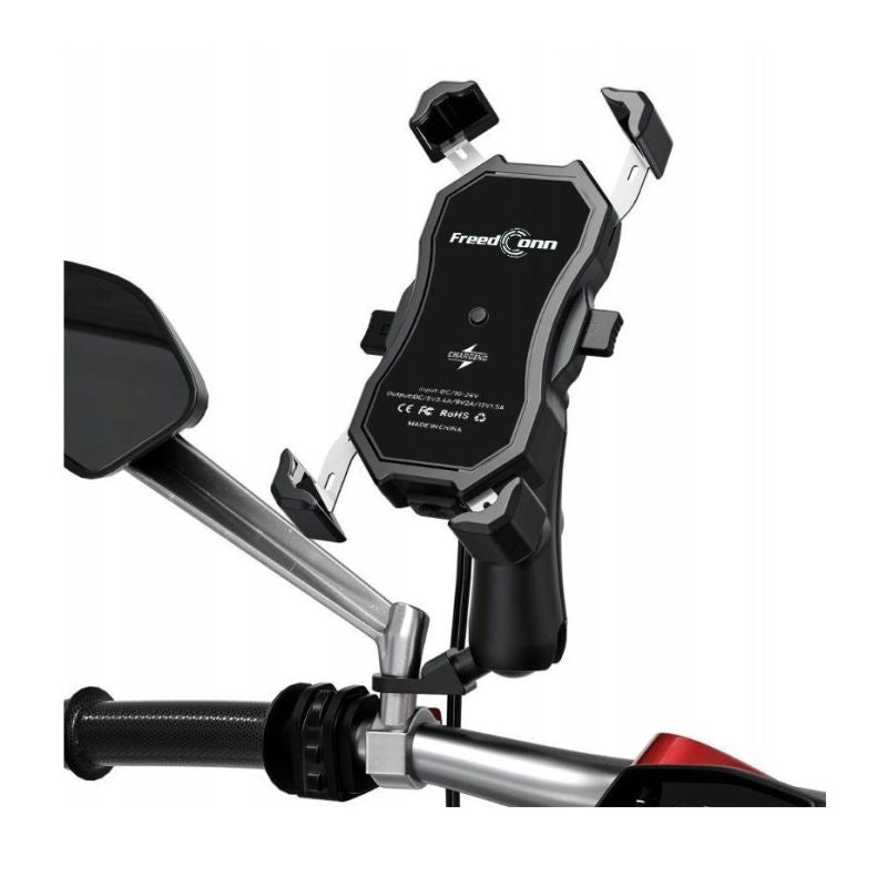 FreedConn MC1W 15W + USB Phone Holder and Wireless Charger In preparation Your Sports Performance