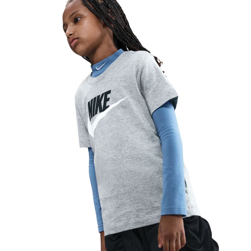 Nike Sportswear Kids' T-Shirt, Grey, FZ5178 064