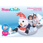 SLIDE INFLATABLE SLIDE FOR 2 PEOPLE SNOWMAN 138x74x80CM Accessories Your Sports Performance