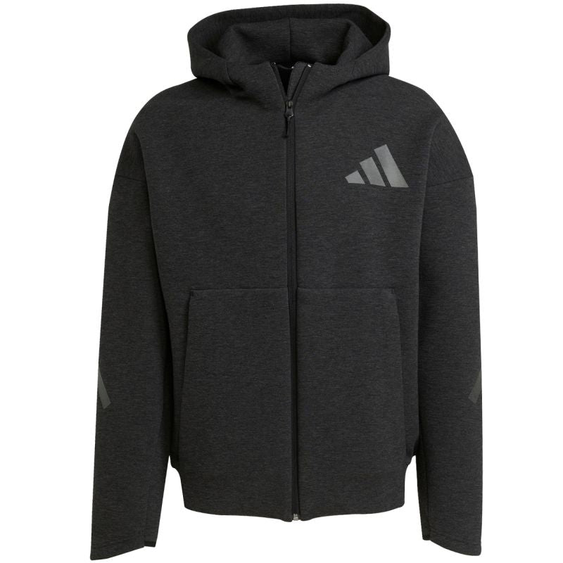 Men's adidas ZNE PR FZ sweatshirt black JM6055 In preparation Adidas