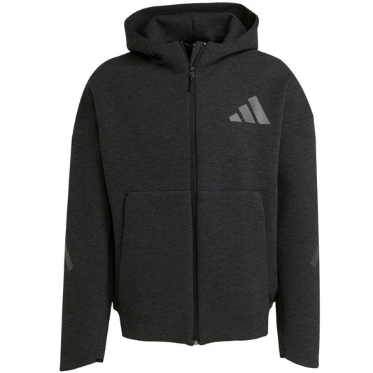 Men's adidas ZNE PR FZ sweatshirt black JM6055 In preparation Adidas