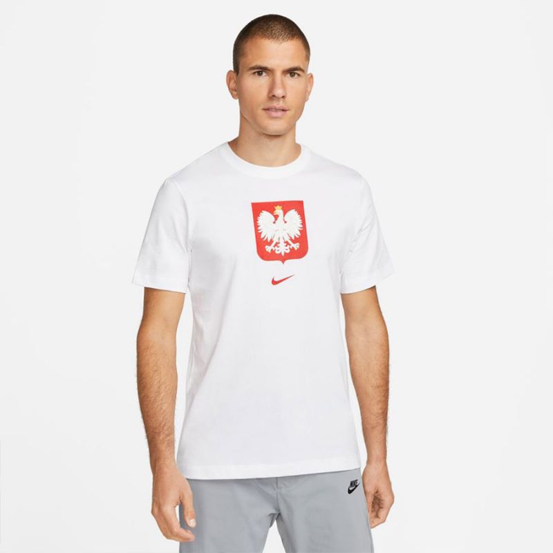 Nike Poland Crest M DH7604 100 T-shirt Clothing/Football Nike