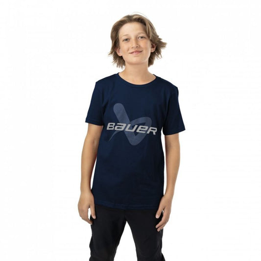 Bauer Core Lockup Jr 1063421 T-shirt Clothing/Lifestyle/T-shirts/Adler Bauer
