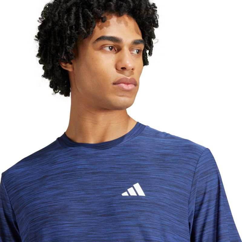 Men's adidas Train Essentials Stretch Training Tee blue IA3901 In preparation Adidas
