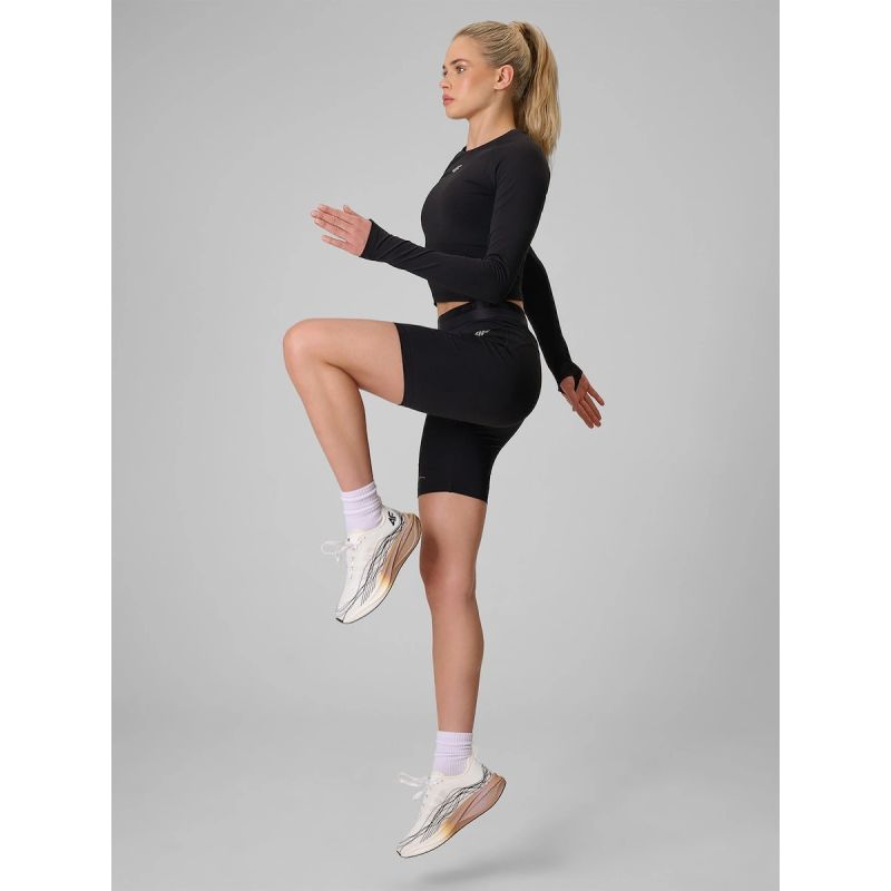Women's training longsleeve slim quick-drying 4F 4FWAW26TFLOF595-20S