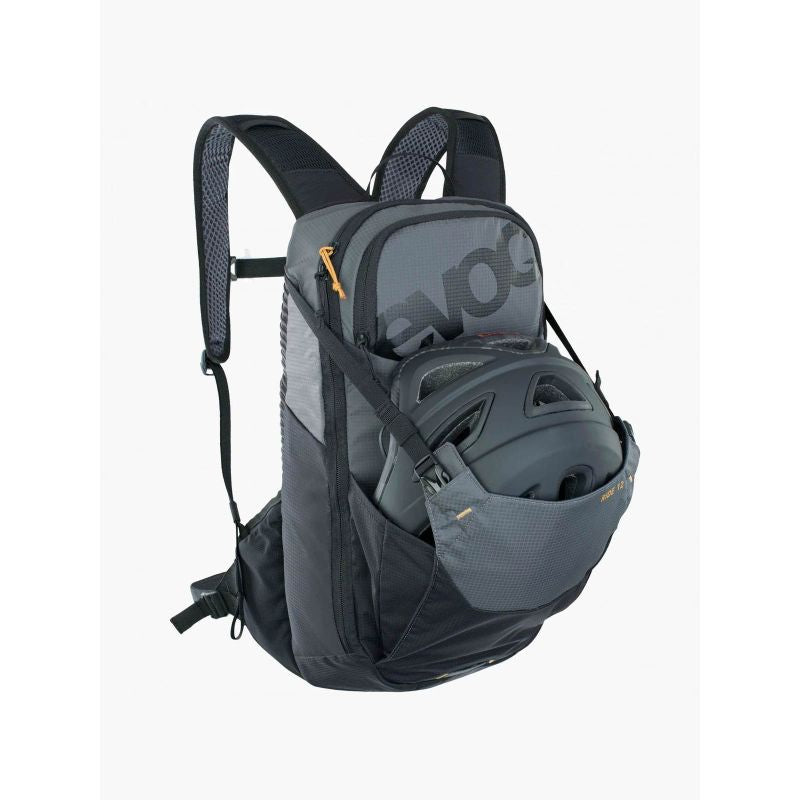 EVOC Ride 12 carbon grey/black cycling backpack