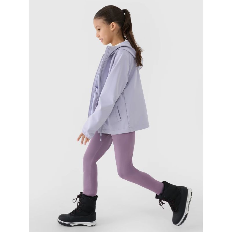 Girls' windproof softshell jacket NeoDry 5000 4FJWSS25TSOFF305-27S *Kategoria tymczasowa Your Sports Performance
