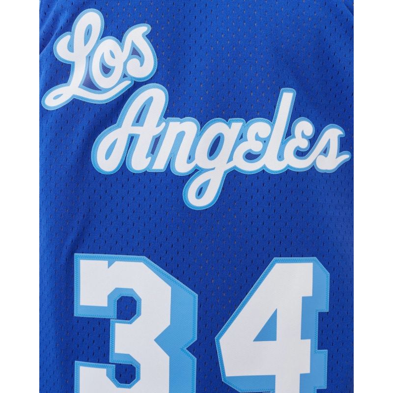Mitchell &amp; Ness NBA Swingman Los Angeles Lakers Shaquille O'Neal M T-shirt SMJYAC18013-LALROYA96SON Clothing/Lifestyle/T-shirts/Mitchell & Ness Your Sports Performance