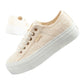 Lee Cooper women's lace sneakers beige platform In preparation Your Sports Performance