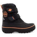 Lee Cooper Kids’ Winter Snow Boots, Black, Insulated, with Velcro Fastening