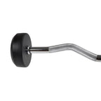 Rubber-coated fixed barbell/bar, curved, 25 kg HMS GSL25 In preparation Your Sports Performance
