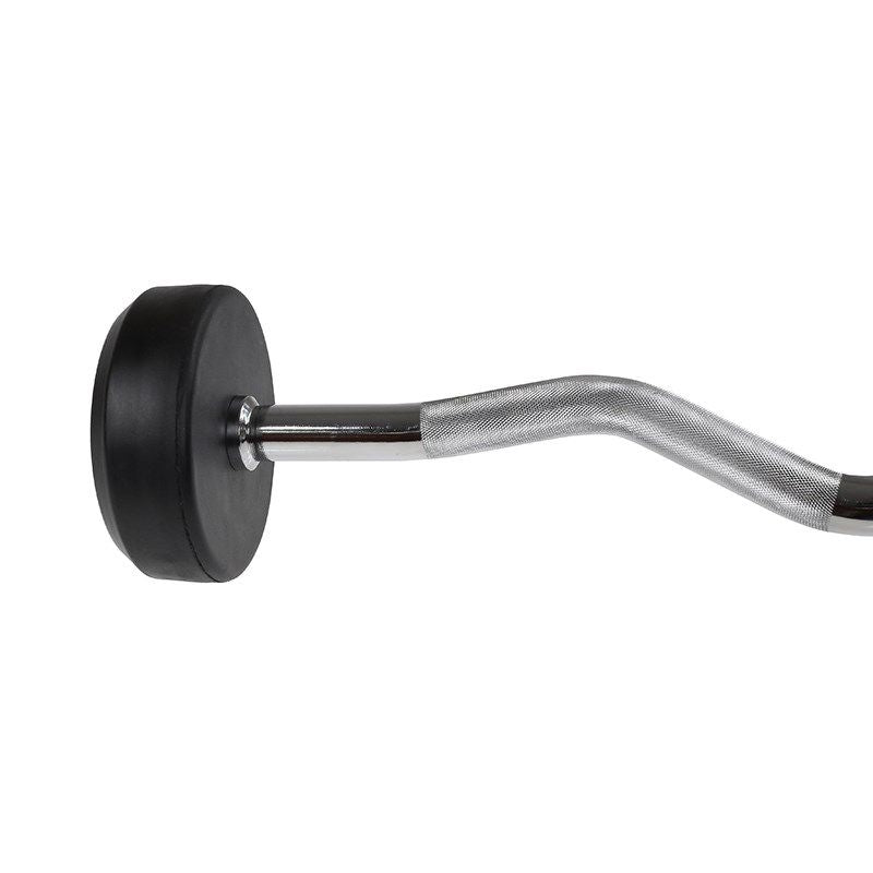 Rubber-coated fixed barbell/bar, curved, 25 kg HMS GSL25 In preparation Your Sports Performance