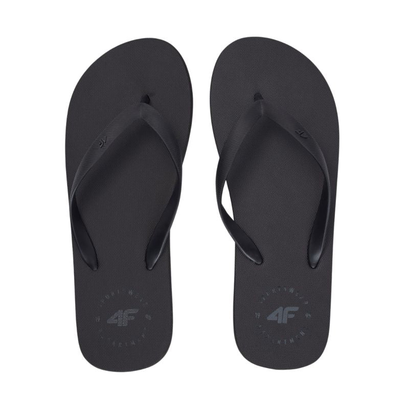 Men's flip-flops 4F M210 deep black 4FWSS26FFLIM210 20S